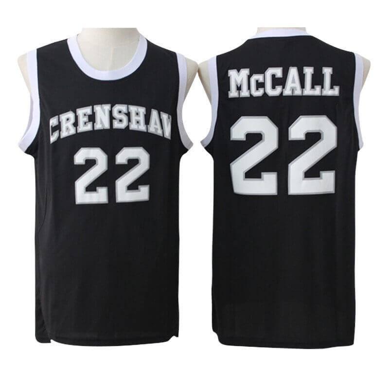 Jersey Champs Stitched Zeke McCall #22 Crenshaw Basketball Jersey White, White / XXXL