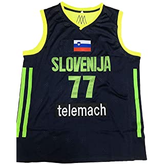 2023 Doncic Dončić #77 Team Slovenija Slovenia Basketball Jersey
