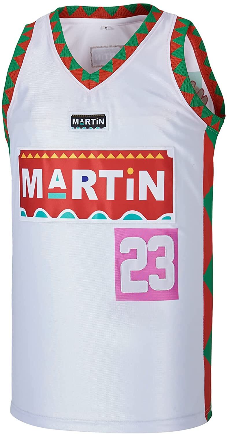 Martin Marty Mar 23 White Basketball Jersey