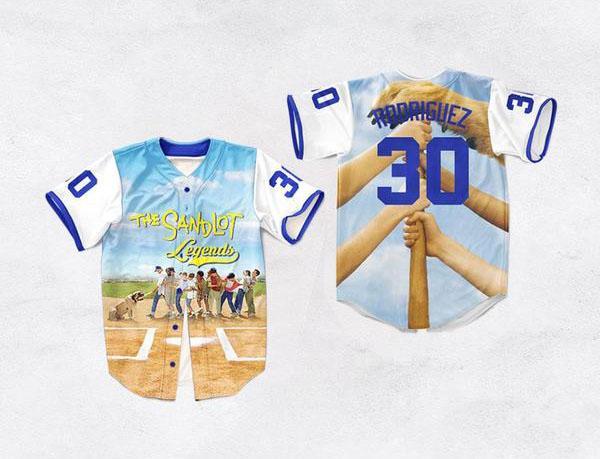 Benny The Jet Rodriguez #30 Deluxe Embroidered Baseball Jersey