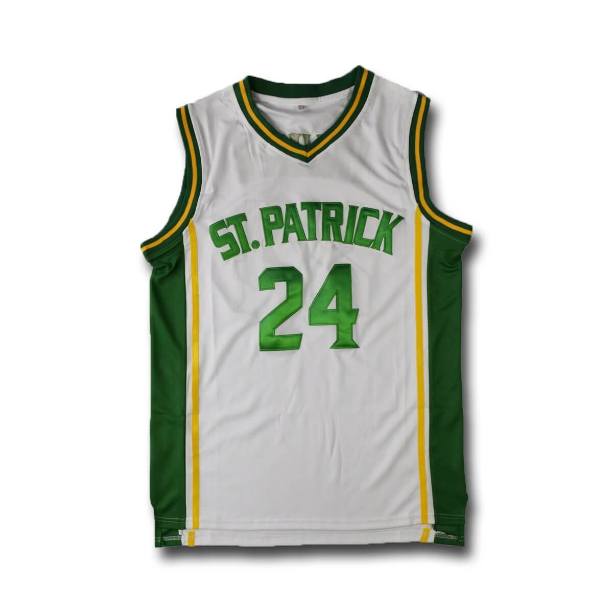 Irving Saint Patrick 24 High School Basketball Jersey