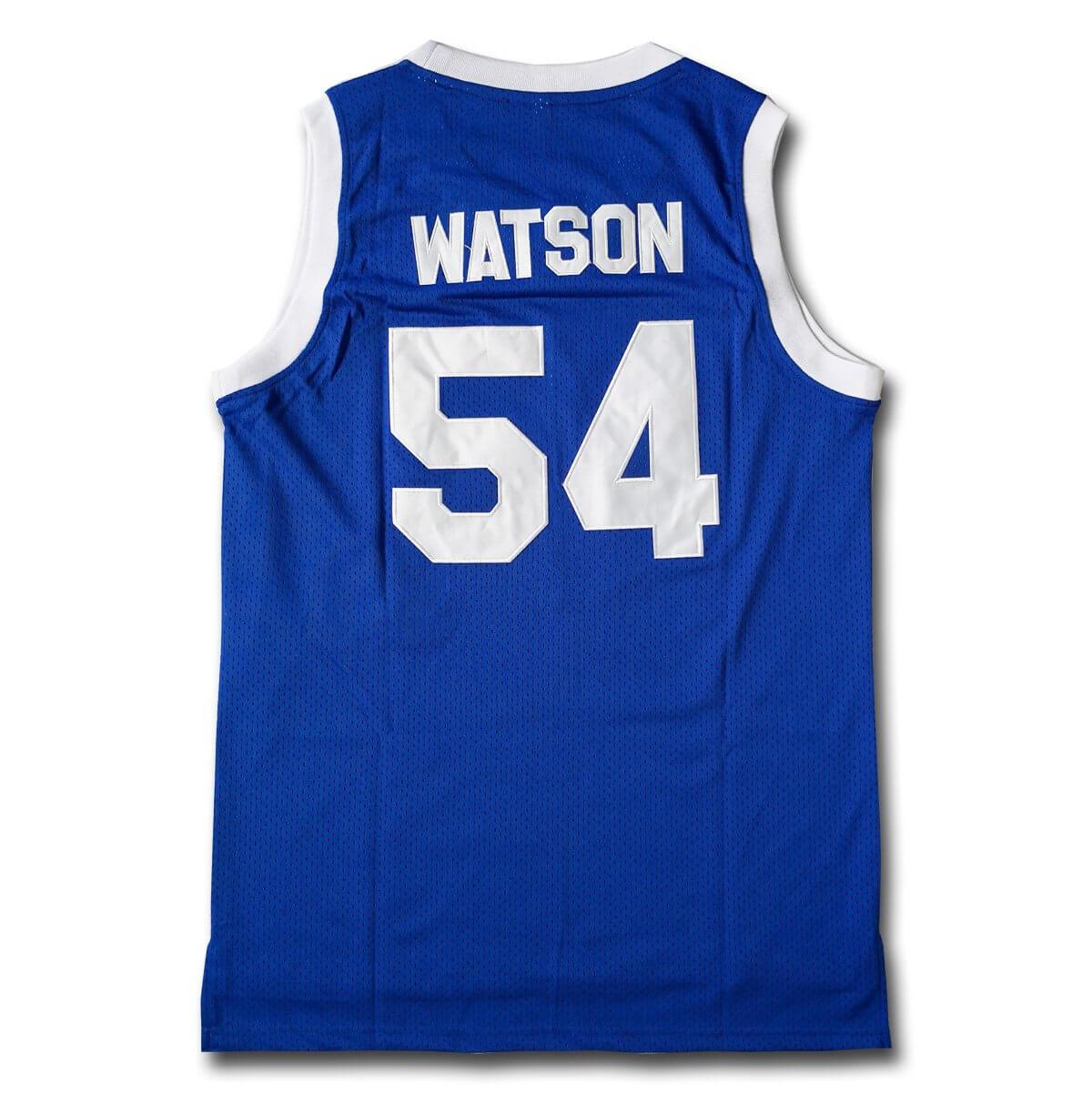 Above The Rim Kyle Watson 54 Tournament Shoot Out Basketball Jersey Blue Stitched