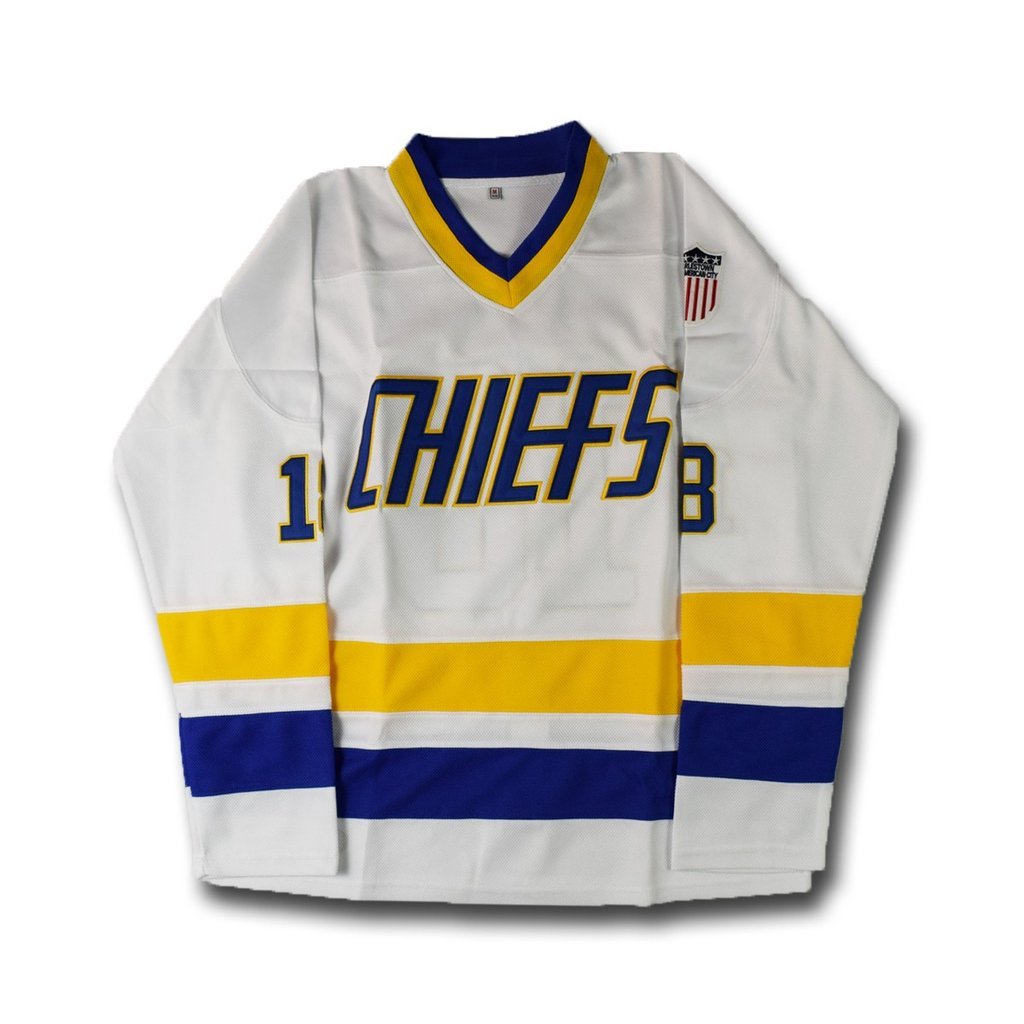 Buy the Charlestown Chiefs Warrior Hockey T-Shirt - Slap Shot Online