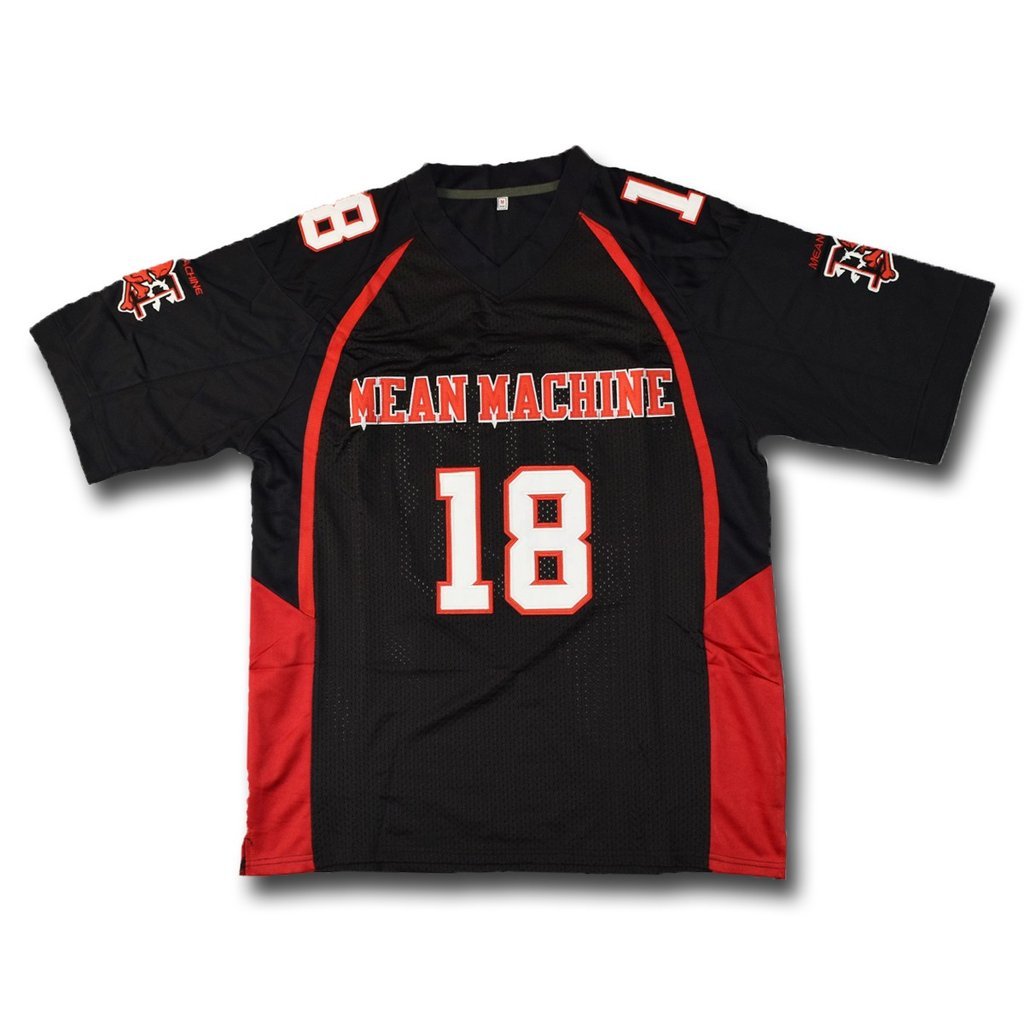 Mean Machine Men's #18 Paul Crewe The Longest Yard Movie American Football Jersey Stitched