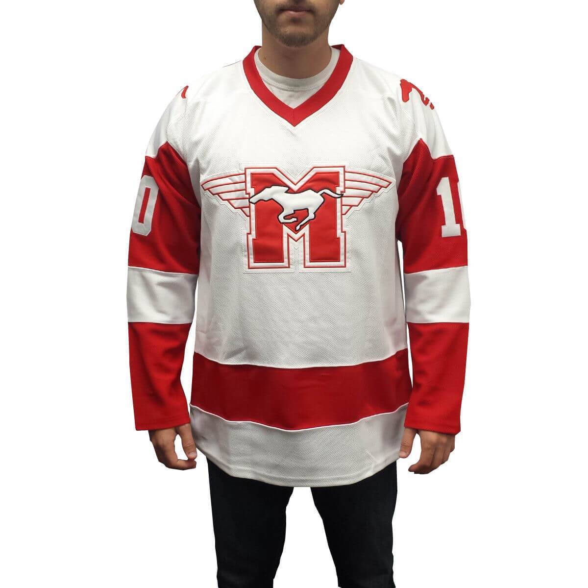 Rob Lowe Mustangs Hockey Jersey - Jersey Champs - Custom Basketball, Baseball, Football & Hockey Jerseys
