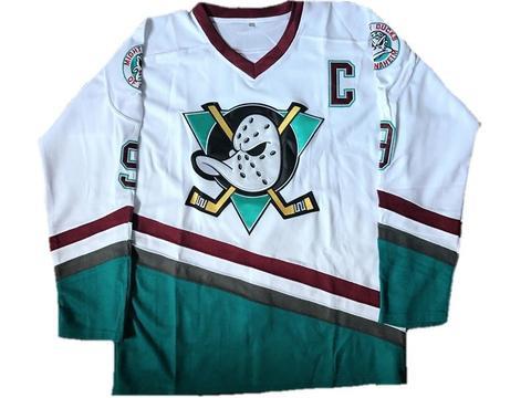  Mighty Ducks Ice Hockey Jersey #96 Charlie Conway #99